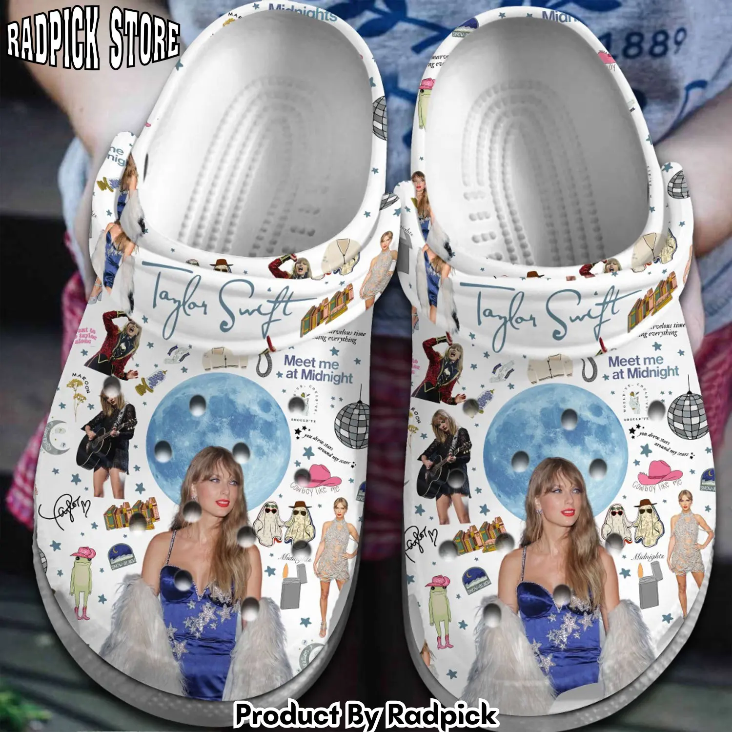 Radpick taylor swift music clogs shoes comfortable for men women zht rp652893